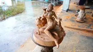 Wood Carving - Nami - Charming Female Pirate - Woodworking art 123
