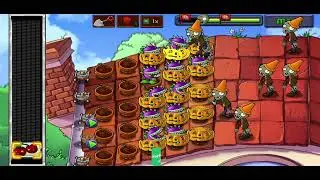 Jugando Plantas vs Zombies 1 parte 3 mundo 1