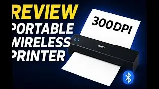 Review - iDPRT Portable-Printer Wireless for Travel, 300DPI Inkless-Thermal-Small-Printer