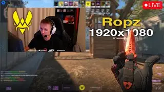 THE BEST RESOLUTION | Ropz Config- Day 1/7 |+22000 Premeire & Faceit|2K] !steam !discord
