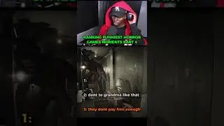 RANKING FUNNIEST HORROR GAMES MOMENTS PART 4 #shorts #horror #games