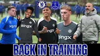 CHELSEA TRAINING SHOCK! PALMER & GARNACHO EXPLODE AHEAD OF EVERTON CLASH! 🔵🔥