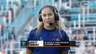 Ashley Sanchez currently leads the Golden Boot race | @IONNWSL