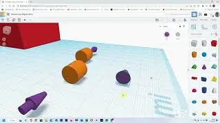 3D Tinkercad  - Kapaklı kutu çizimi - 3D Baskı, 3D Çizim  Menteşeleriyle birlikte.