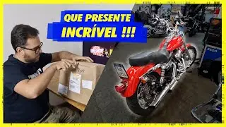 Ganhei um PRESENTE incr&iacute;vel para a minha moto