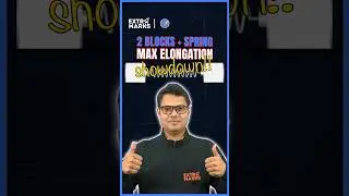 JEE Main Spring Block Problem in 60 Seconds! Solve PYQ | JEE Main 2026