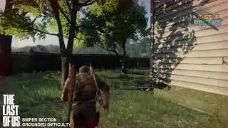 The Last of Us - Sniper Section Grounded Difficulty (Perfect Run)