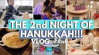 MAKING LATKES & Celebrating Hanukkah Night 2! VLOGNUKKAH 6