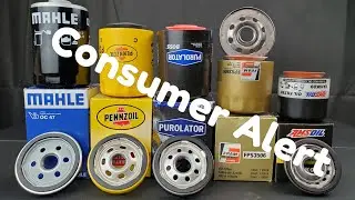 Consumer Alert: Misleading oil filter & Rust?