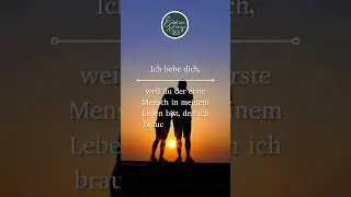 Spruch ❶❸❸ -  Ich liebe dich, weil...❣️- #liebesspr&uuml;che, Liebeserkl&auml;rung f&uuml;r Sie und ihn #short