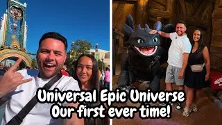 Universal Studios Epic Universe our FIRST VISIT! Rides, Food & That Incredible Entrance🌌Orlando Vlog