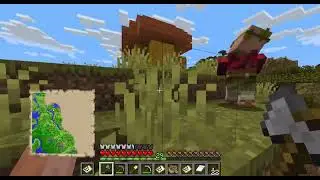 16. Minecraft - Спаун скелетов! разрушенный портал и деревня