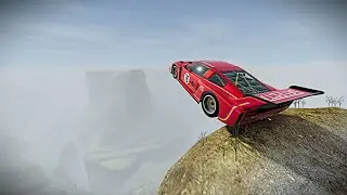Long Distance Ramp Jump Gone Wrong | Epic High Speed Car Jumps #003 | BeamNG.drive #beamngdrive