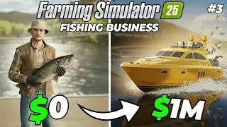 I spent 5 YEARS making FISHING EMPIRE with $0 on NEW MAP! (Full Film) &ndash; Farming Simulator 25