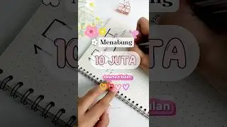 Cara Menabung 10 juta selama 6 bulan #shortvideo #nabung #budget2023 #savings #savingmoney