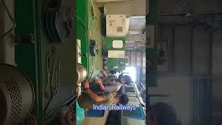 #shortvideo #train #indianrailways #automobile Demu Train compressor test on Test Bench