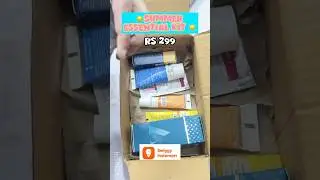 Summer essential kit swiggy instamart #youtubeshorts #summer #beauty