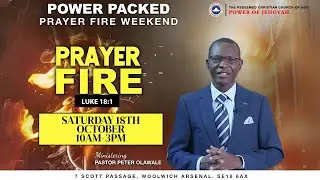 LIVE | POWER PACKED PRAYER FIRE WEEKEND | ⒹⒶⓎ ② | 18/10/2025