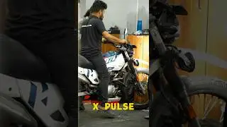 Modified Xpulse MotoWings exhaust fuel x crash guard Alpha fog light available at #htrzmodz #xpulse