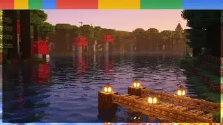Minecraft Rainy Lake Ambience  w_Nostalgic C418 Music