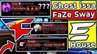 Ghost issa & Aqua - FaZe Sway PISSED , Evade House Hurricane , Nova Wistles - #RevertTurboBuilding