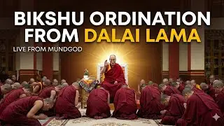 Dalai Lama grand a Bhikshu ordination #viralvideos #buddhistleader #mobile #phone #technology #yt