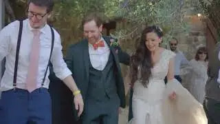 Hot summer wedding at the Manousakis winery (Crete, Greece)