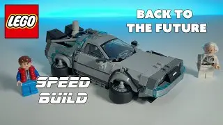 LEGO Speed Champions Time Machine from Back to the Future 77256 // Speed Build