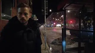 Exploring Central Stockholm at night