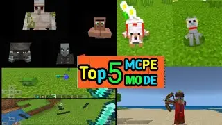 Top 5 Realistic Mods of All Time For Minecraft 1.20+ || Top 5 Animation Mode For Minecraft PE ||
