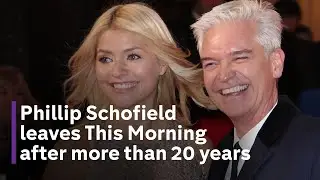 Phillip Schofield leaves ITV&rsquo;s This Morning after more than 20 years
