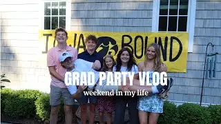 summer weekend in my life!! (my brother's grad party)
