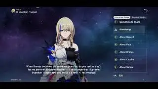Honkai star rail Serval all voice lines (jp dub/eng sub)