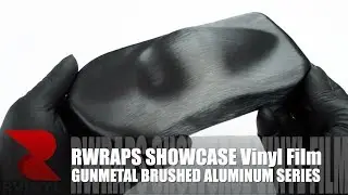 Gunmetal Brushed Aluminum Rwraps&trade; Vinyl Wrap