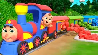 Train Colors Choo-Choo  & Counting Cars | LalaLearn Tv