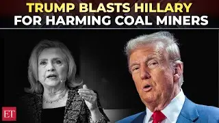 Watch! Trump mocks Paris Accord, blasts Hillary Clinton for destroying coal miners' lives...