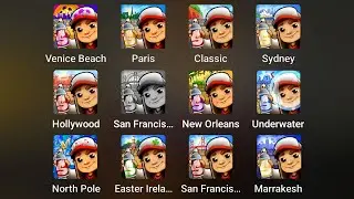 Subway Surfers : Marrakesh 2024 🆚 Easter Edinburgh 2024 🆚 Classic 2024 🆚 Underwater 2024 🆚 Hollywood