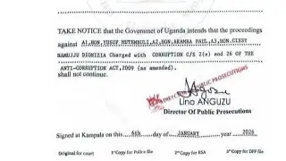 Bobi Wine Accuses DPP: M7 Hitman Dropping Corruption Charges on Ministers & Not Political Prisoners 