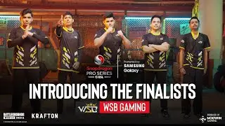 INTRODUCING THE FINALISTS- TEAM WSB GAMING | SPS BGMI CHALLENGE FINAL
