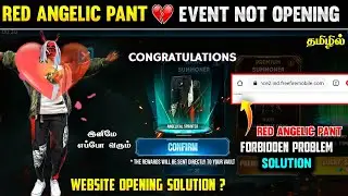 RED ANGELIC PANT EVENT NOT OPENING PROBLEM SOLUTION 😍 | FORBIDDEN PROBLEM SOLUTION FREE FIRE TAMIL