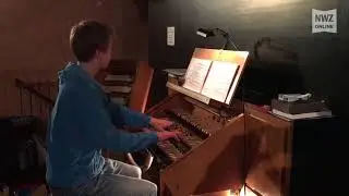 Einer der j&uuml;ngsten Organisten spielt in Wildeshausen