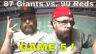 Strat-O-Matic C&D Baseball; 1987 Giants @ 1990 Reds |  Game 5