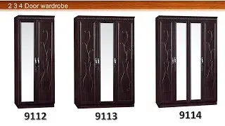 Latest  Mirrored Wardrobe Design For Bedroom 2019 / Modular Wardrobe Furniture China