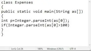 Write a Java program to calculate total expenses.