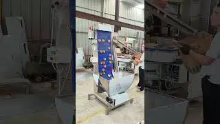 Automatic metal cap waterfall type elevator feeder #machine #factory