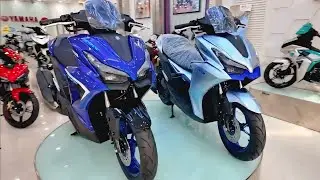 Новый спортивный скутер 2026 года - Yamaha AEROX 155 / NVX 155 TURBO: обзор.