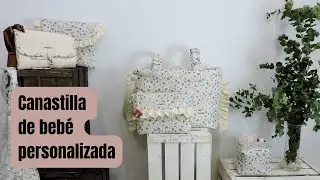 Canastillas de beb&eacute; personalizadas | T&uacute; dise&ntilde;as, yo coso | Regalo original hecho a mano