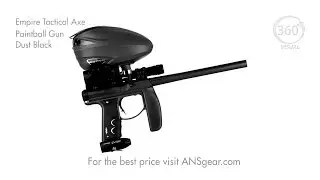 Empire Tactical Axe Paintball Gun - Dust Black - Visual 360 *ACCESSORIES NOT INCLUDED*