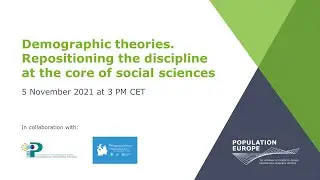 Advanced Introduction to Demography | Book Launch Event