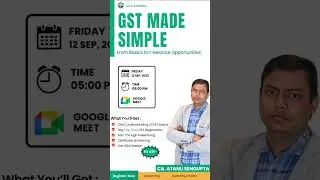 learn GST basics and Registration  #gst  asglearning.in/fresher